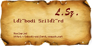 Lábodi Szilárd névjegykártya